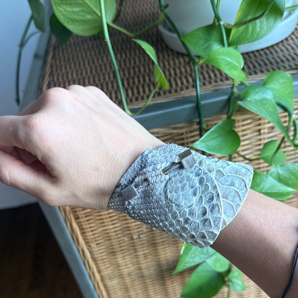 Genuine snake skin Bracelet